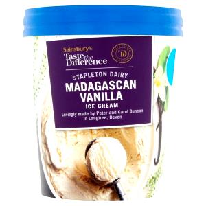 1/2 cup (86 g) Madagascan Vanilla Ice Cream