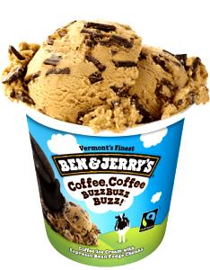 1/2 cup (88 g) Coffee Coffee Buzz Buzz Buzz Ice Cream