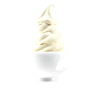 1/2 cup (95 g) Soft Serve Frozen Yogurt - White Chocolate Mousse