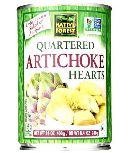 1/2 Cup Artichokes, Quartered, Pouch