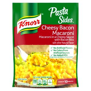 1/2 cup as packaged (60 g) Pasta Sides - Cheesy Bacon Macaroni