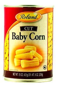 1/2 Cup Baby Corn, Cut