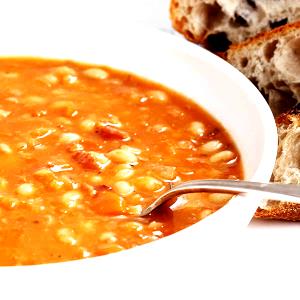 1/2 cup Bean with Bacon Soup