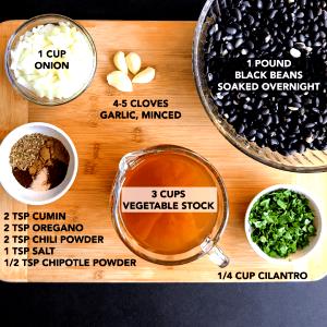 1/2 Cup Black Bean W/Cumin & Chili Spices