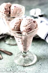1/2 Cup Black Cherry Vanilla Ice Cream