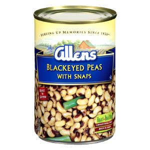 1/2 Cup Blackeyed Peas W/Snaps