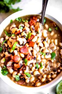 1/2 Cup Blackeyed Peas With Bacon & Jalapeno