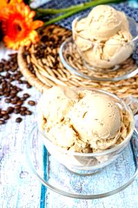 1/2 Cup Cafe Con Leche Frozen Yogurt