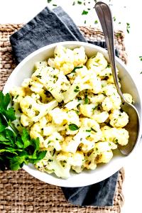 1/2 Cup Cauliflower, Green, Cooked W/Salt
