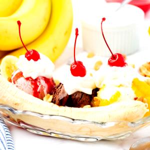 1/2 Cup Ice Cream, Banana Split, Original