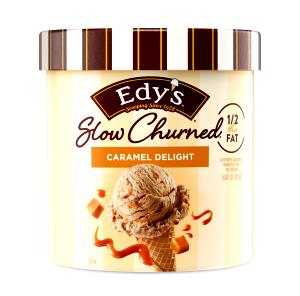 1/2 Cup Ice Cream, Caramel Delight, Light