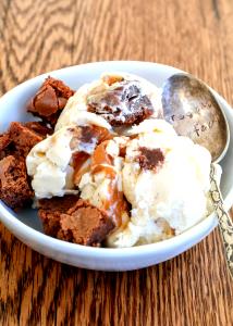 1/2 Cup Ice Cream, Caramel Swirl Chunk