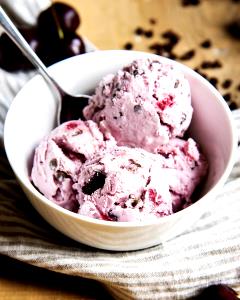 1/2 Cup Ice Cream, Cherry Chocolate Chip