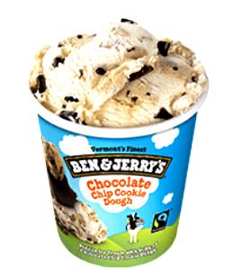 1/2 Cup Ice Cream, Cookie Dough Chip