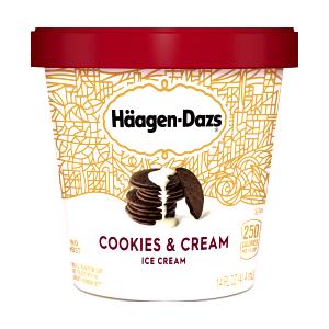 1/2 Cup Ice Cream, Cookies & Cream Pint