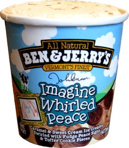 1/2 Cup Ice Cream, Imagine Whirled Peace