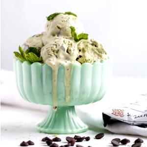 1/2 Cup Ice Cream, Mint Fudge, Fat Free