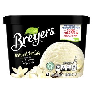 1/2 Cup Ice Cream, Natural Vanilla