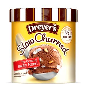 1/2 Cup Ice Cream, Rocky Road, Light