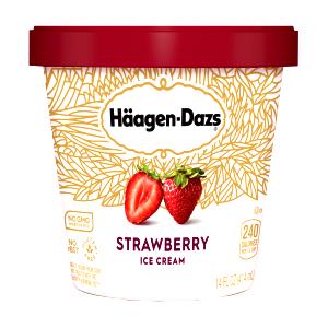 1/2 Cup Ice Cream, Strawberry Pint