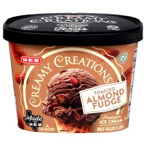 1/2 Cup Ice Cream, Toasted Almond Fudge