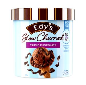 1/2 Cup Ice Cream, Triple Chocolate, No Sugar Added