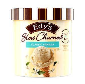 1/2 Cup Ice Cream, Vanilla All Natural, Light