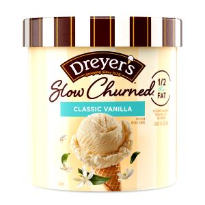 1/2 Cup Ice Cream, Vanilla Chocolate, Slow Churned