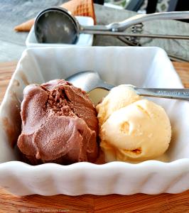 1/2 Cup Ice Cream, Vanilla & Chocolate