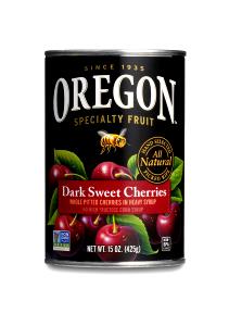 1/2 Cup Cherries, Dark, Pitted In Heavy Syrup