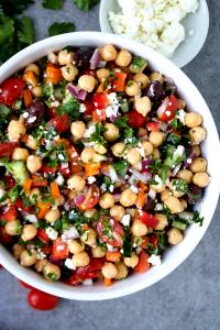1/2 Cup Chick Pea Salad