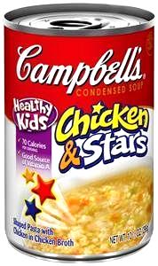 1/2 Cup Chicken & Stars Soup, Condensed