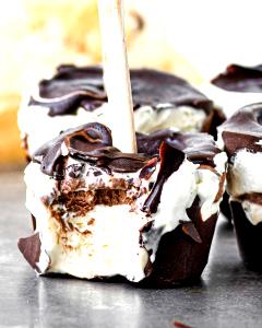 1/2 cup Chocolate Swirl Ice Cream