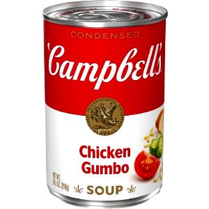1/2 cup condensed (120 ml) Chicken Gumbo Soup