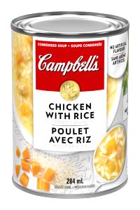1/2 cup condensed (125 g) Chicken with Rice Condensed Soup