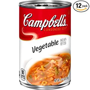 1/2 cup Condensed Vegetable Soup