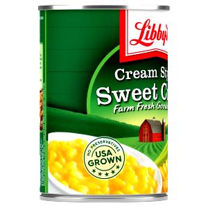 1/2 Cup Corn, Sweet Cream Style, Canned