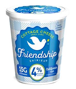 1/2 Cup Cottage Cheese, 4% Mf, California Style