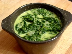 1/2 cup Creamed Spinach