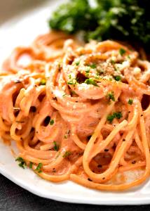 1/2 cup Creamy Tomato Alfredo Sauce
