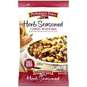 1/2 cup Cubed Herb Seasoned Stuffing