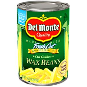 1/2 Cup Cut Green & Wax Beans, Canned
