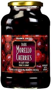 1/2 cup Dark Morello Cherries in Light Syrup