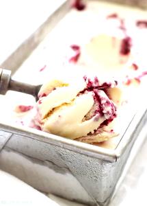 1/2 cup Double Berry Cheesecake Ice Cream