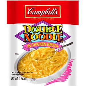 1/2 Cup Double Noodle İn Chicken Broth, Dry