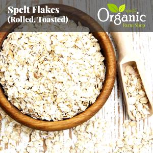 1/2 cup dry (40 g) Rolled Spelt Flakes