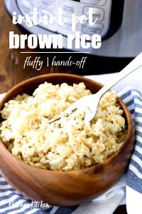 1/2 cup dry (42 g) Brown Instant Rice