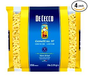 1/2 cup dry (56 g) Gemelli Pasta