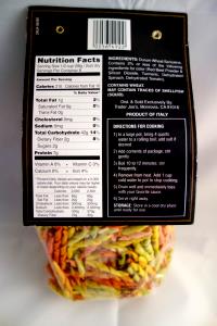 1/2 cup dry (56 g) Trofie Colore