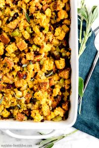 1/2 cup dry mix (28 g) Gluten Free Corn Bread Stuffing